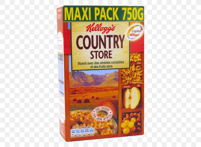 Breakfast Cereal Muesli Country Store Kellogg's, PNG, 800x600px, Breakfast Cereal, Bread, Breakfast, Cereal, Convenience Food Download Free