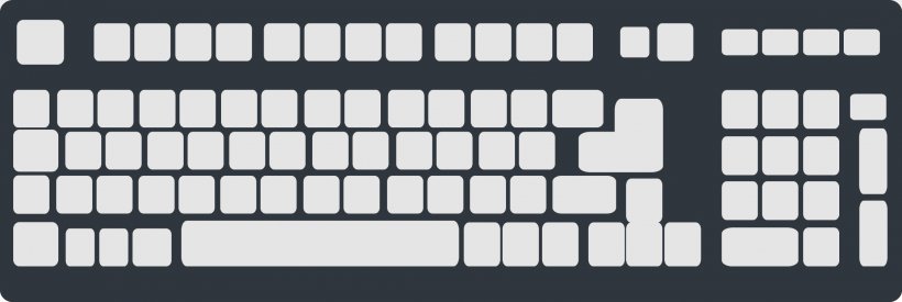 Computer Keyboard Icon, PNG, 2244x753px, Computer Keyboard, Area, Brand, Material, Rectangle Download Free