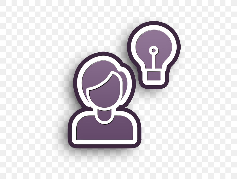 Creative Icon Think Icon Idea Icon, PNG, 560x620px, Creative Icon, Idea Icon, Label, Logo, Purple Download Free