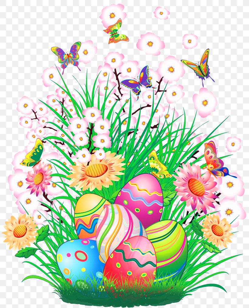 Easter Bunny Easter Egg Flower Clip Art, PNG, 810x1012px, Easter Bunny, Aquarium Decor, Art, Christmas, Cut Flowers Download Free