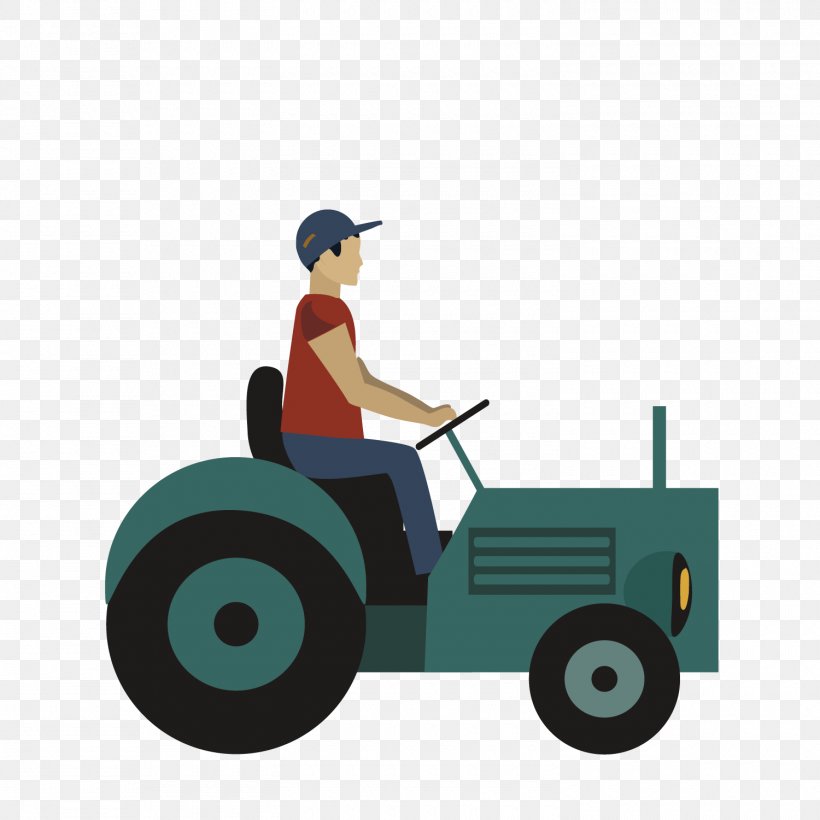 Tractor Euclidean Vector, PNG, 1500x1500px, Tractor, Agricultural Machinery, Agriculture, Machine, Sowing Download Free
