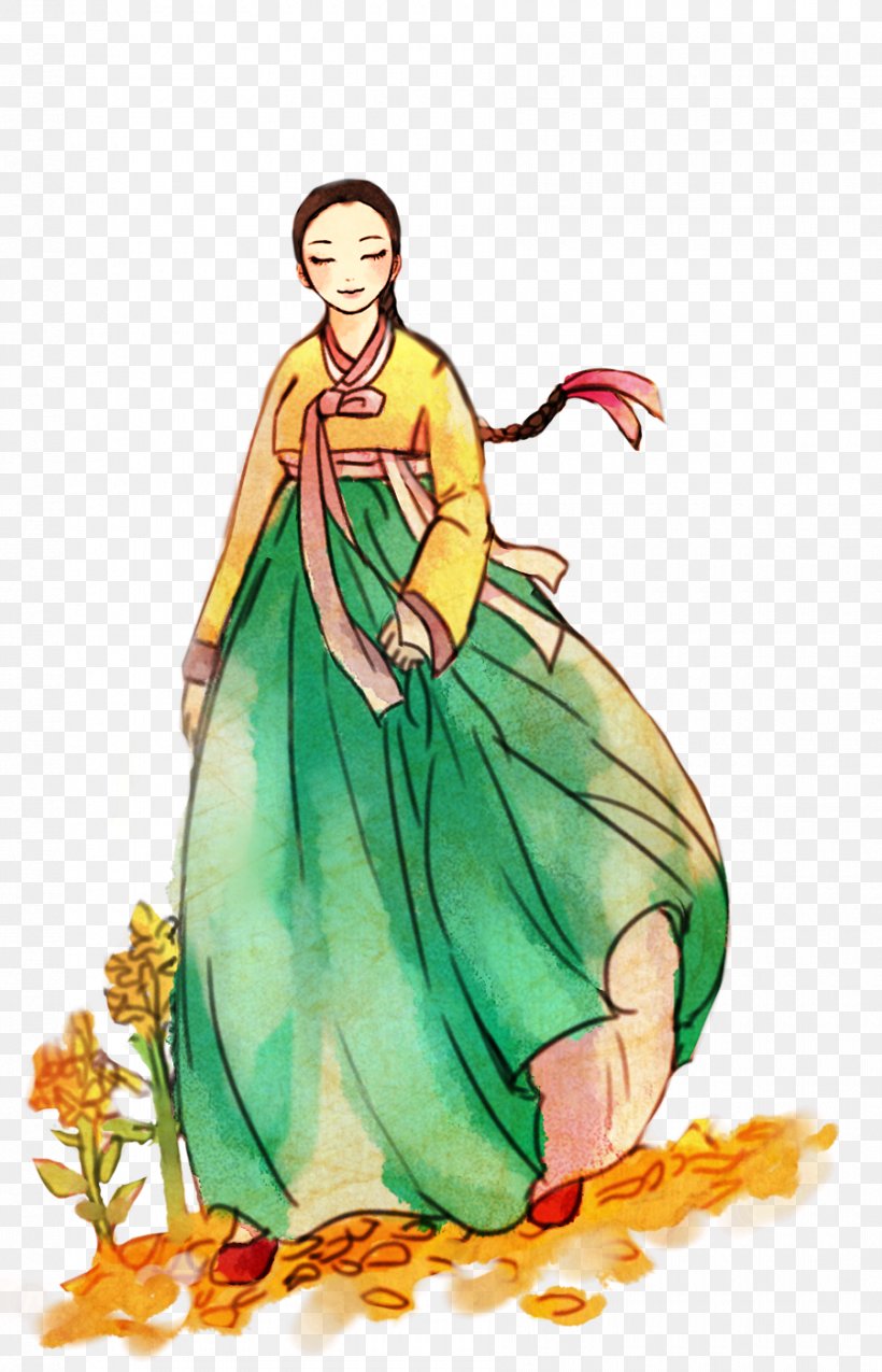 Hanbok South Korea Drawing Image Clothing, PNG, 900x1400px, Hanbok, Art, Clothing, Costume Design, Culture Download Free