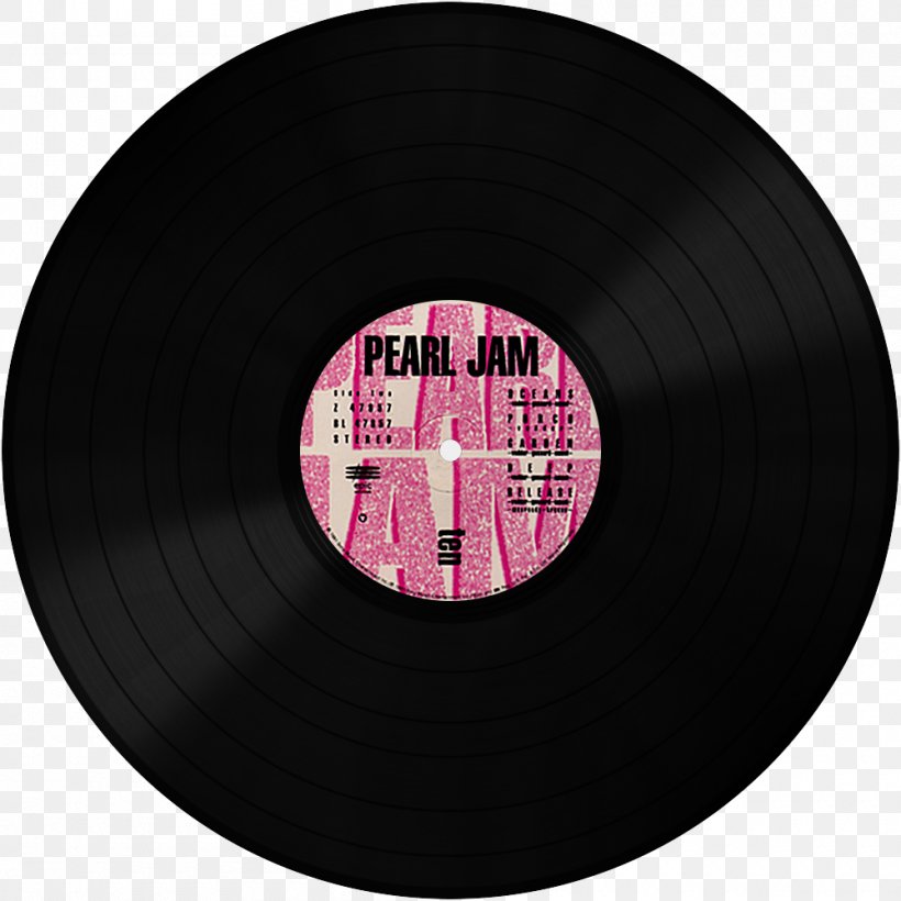 Phonograph Record Live On Ten Legs Pearl Jam Compact Disc, PNG, 1000x1000px, Watercolor, Cartoon, Flower, Frame, Heart Download Free