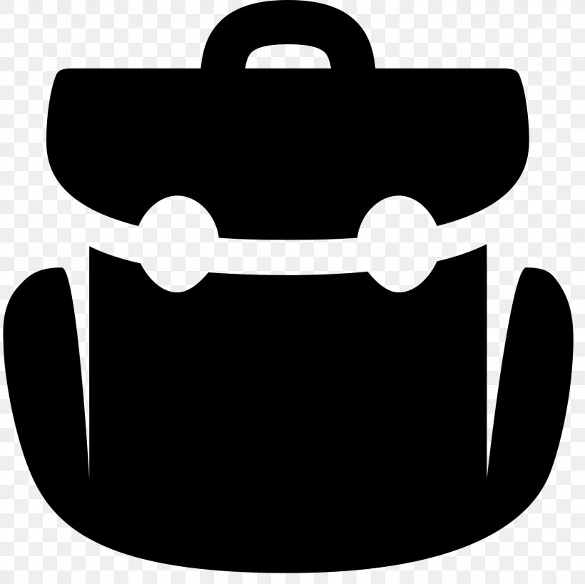 Backpack, PNG, 1600x1600px, Backpack, Bag, Black, Black And White, Logo Download Free