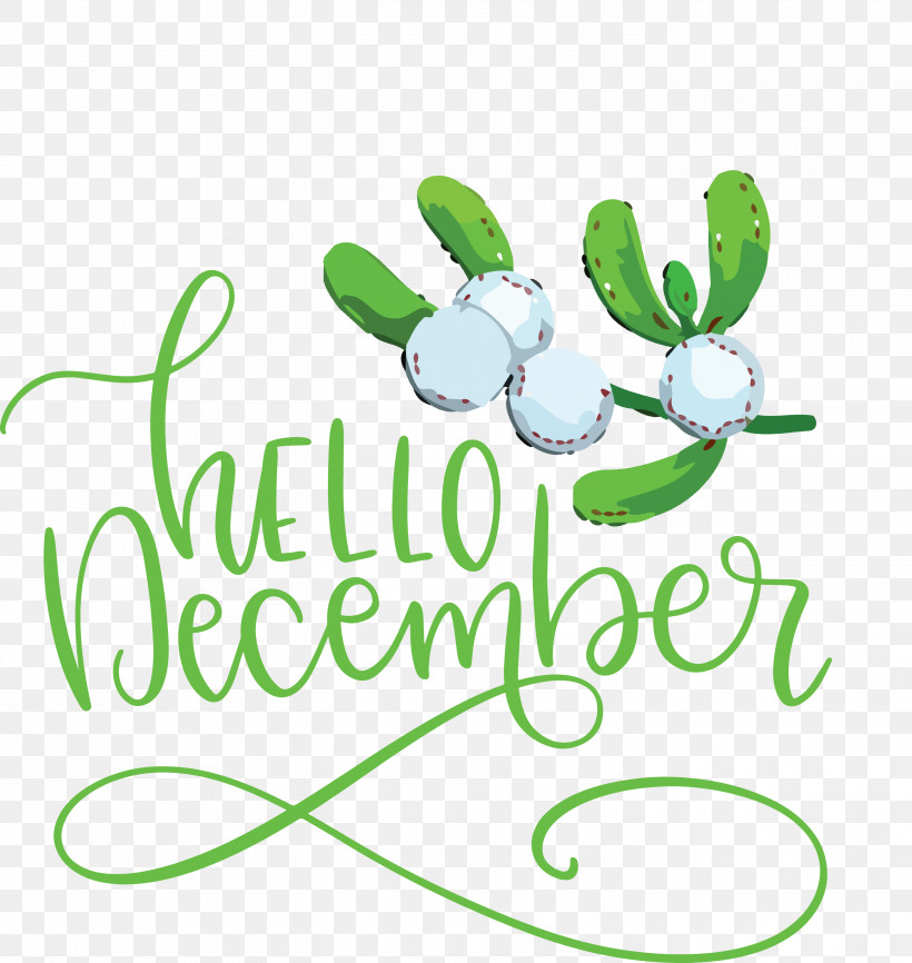 Hello December Winter, PNG, 2912x3078px, Hello December, Flower, Green, Leaf, Logo Download Free