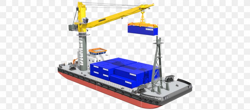 Liebherr Group Barge Crane Damen Group Transshipment, PNG, 1300x575px, Liebherr Group, Architectural Engineering, Barge, Break Bulk Cargo, Bulk Cargo Download Free