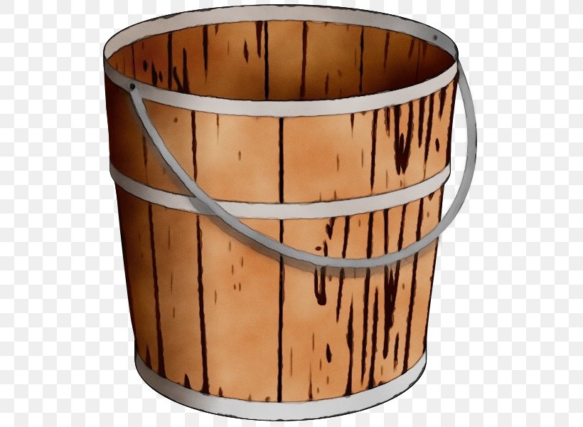 Wooden Bucket Transparency Drawing, PNG, 538x600px, Watercolor, Beige, Bucket, Cartoon, Copper Download Free