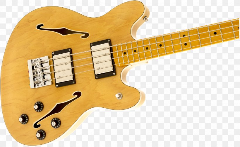 Bass Guitar Fender Starcaster Electric Guitar Fender Starcaster Electric Guitar Fender Stratocaster, PNG, 2400x1469px, Watercolor, Cartoon, Flower, Frame, Heart Download Free