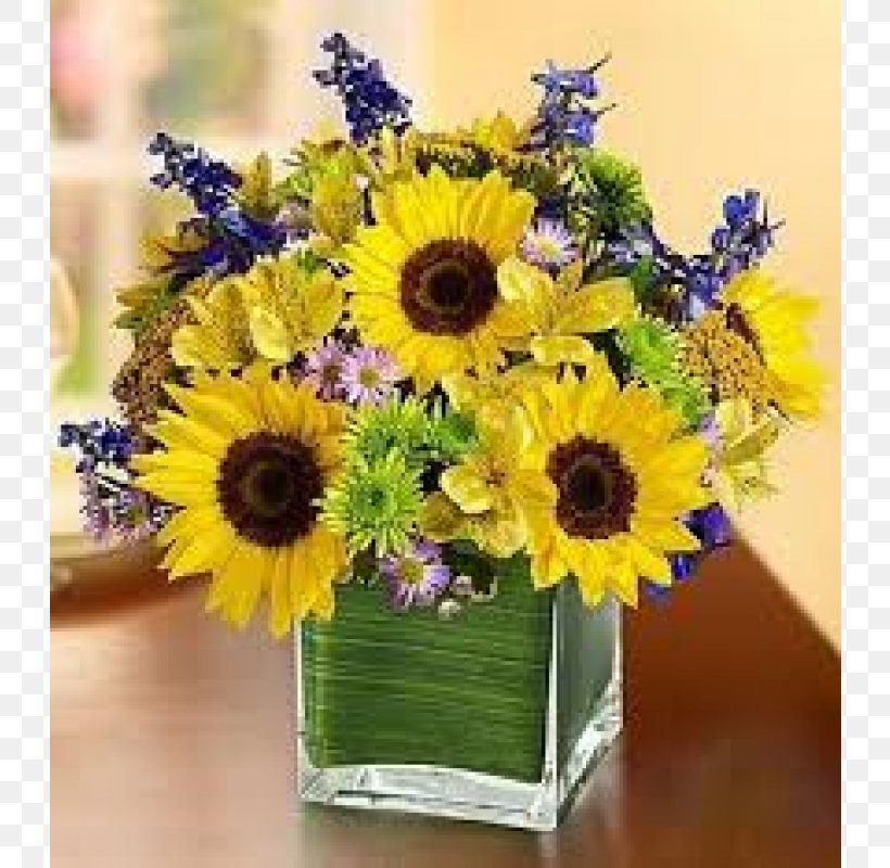 Common Sunflower Floral Design Flower Bouquet Cut Flowers, PNG, 800x800px, Common Sunflower, Artificial Flower, Cut Flowers, Daisy Family, Floral Design Download Free