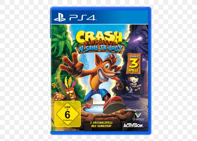 Crash Bandicoot N. Sane Trilogy PlayStation 4 Game Xbox One, PNG, 786x587px, Crash Bandicoot N Sane Trilogy, Action Figure, Crash Bandicoot, Fifa 18, Game Download Free
