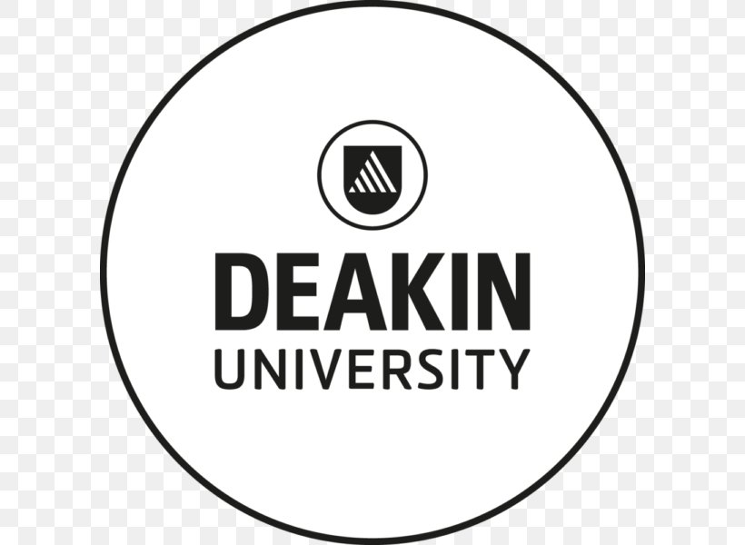 Deakin University Burwood Student Doctorate, PNG, 600x600px, Deakin University, Area, Black And White, Brand, Burwood Download Free