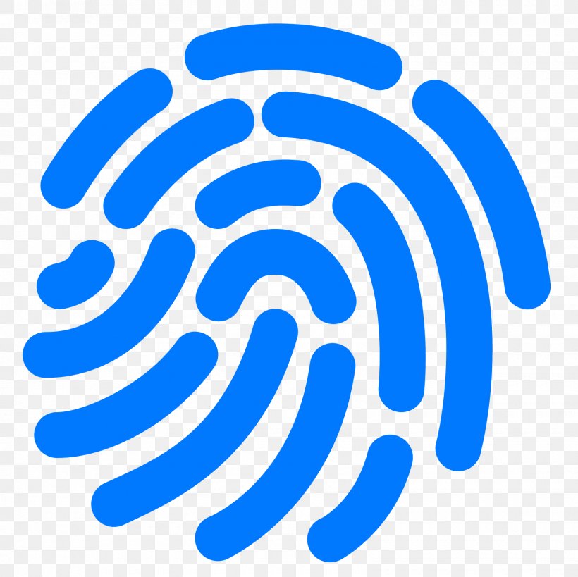 Fingerprint Touch ID CMYK Color Model Password Manager, PNG, 1600x1600px, Fingerprint, Area, Blue, Cmyk Color Model, Electric Blue Download Free