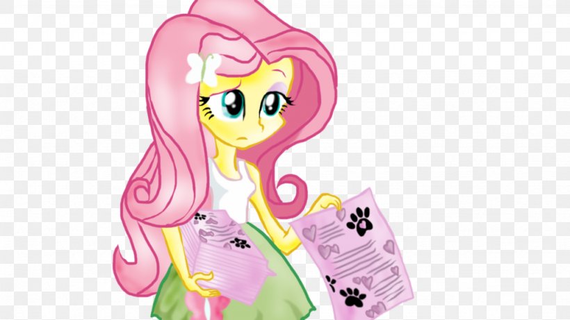 Fluttershy Pony Equestria Horse 0, PNG, 1024x576px, Watercolor, Cartoon, Flower, Frame, Heart Download Free