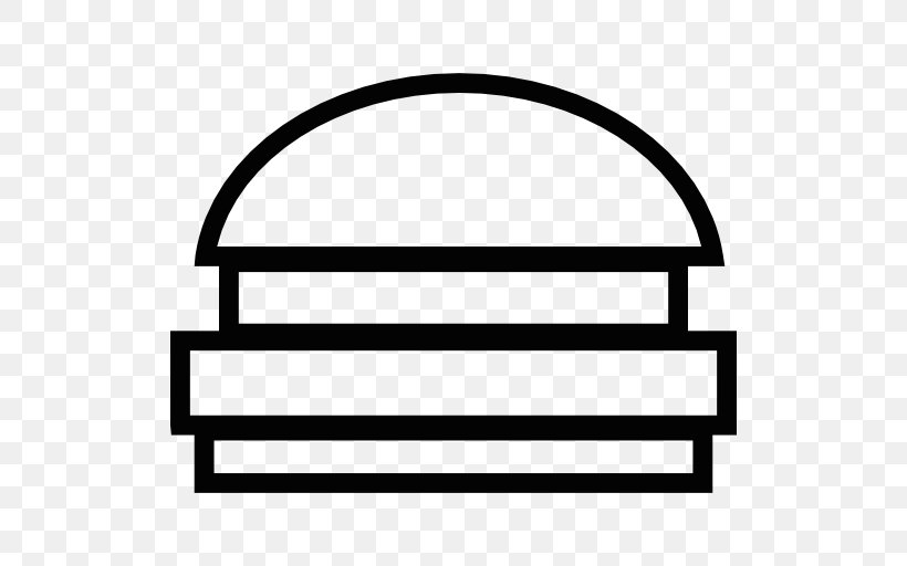 Hamburger Cheeseburger Fast Food Veggie Burger Junk Food, PNG, 512x512px, Hamburger, Area, Black And White, Bread, Burger King Download Free