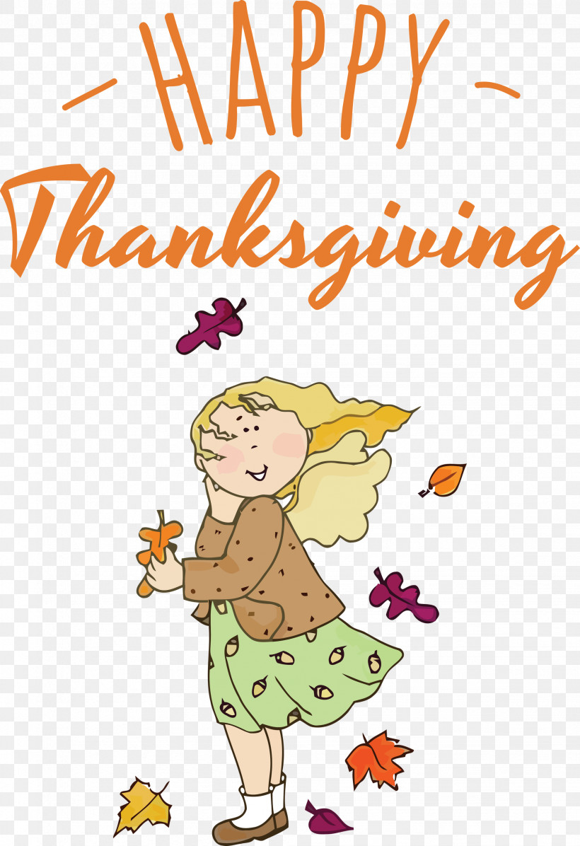 Happy Thanksgiving, PNG, 2056x3000px, Happy Thanksgiving, Behavior, Cartoon, Happiness, Human Download Free