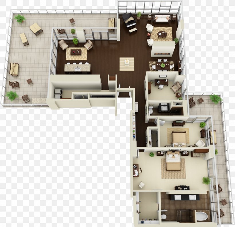 3D Floor Plan House, PNG, 902x874px, 3d Floor Plan, Floor Plan, Apartment, Architecture, Balcony Download Free