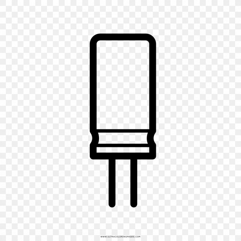 Variable Capacitor Drawing Electrolytic Capacitor Coloring Book, PNG, 1000x1000px, Capacitor, Ausmalbild, Coloring Book, Drawing, Einfach Und Frei Download Free