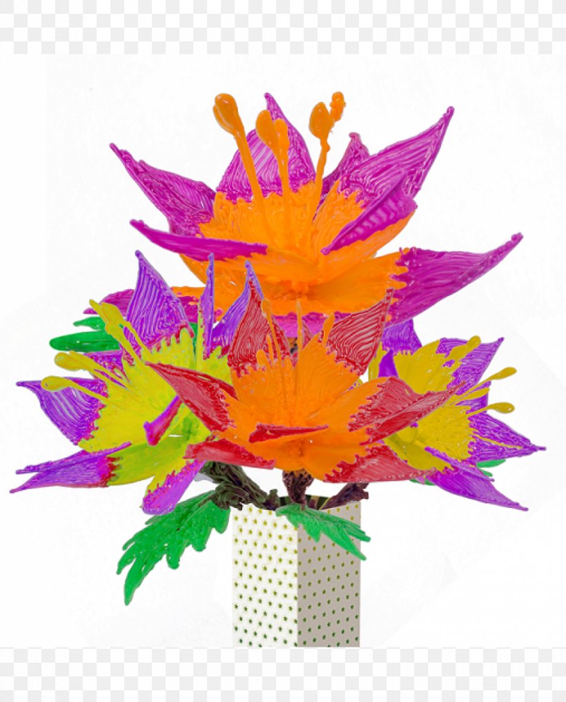 Floral Design 3D Printing 3Doodler Pen, PNG, 825x1024px, 3d Printing, 3d Printing Filament, Floral Design, Acrylonitrile Butadiene Styrene, Art Download Free