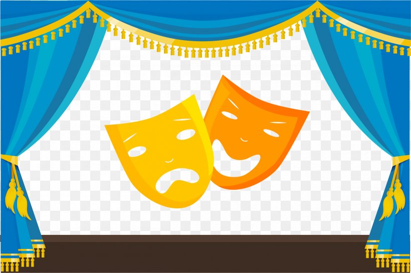 Theater Drapes And Stage Curtains, PNG, 2509x1667px, Curtain, Area, Blue, Computer, Designer Download Free