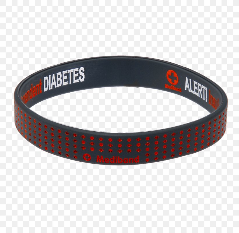 Wristband Medical Identification Tag Bracelet Diabetes Mellitus Type 1 Diabetes, PNG, 800x800px, Wristband, Belt Buckle, Bracelet, Charm Bracelet, Diabetes Mellitus Download Free
