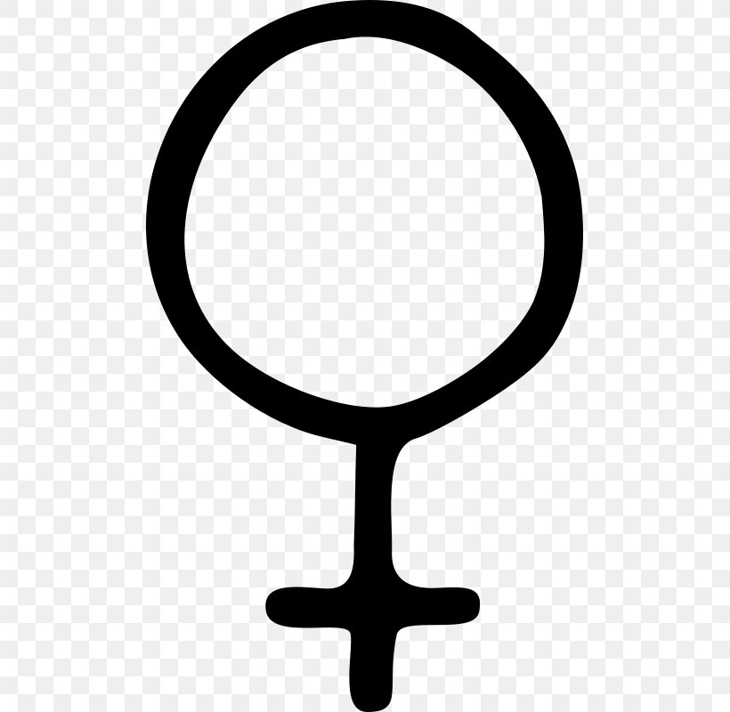 Gender Symbol Female Sign Clip Art, PNG, 491x800px, Gender Symbol, Area, Black And White, Female, Femininity Download Free