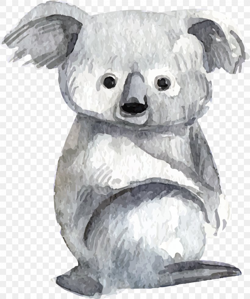 Baby Koalas Lemur Bear Watercolor Painting, PNG, 2609x3115px, Watercolor, Cartoon, Flower, Frame, Heart Download Free