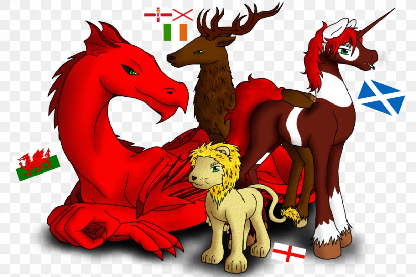 Reindeer England Wales Lion Horse, PNG, 900x600px, Reindeer, Animal, Art, Christmas, Christmas Ornament Download Free