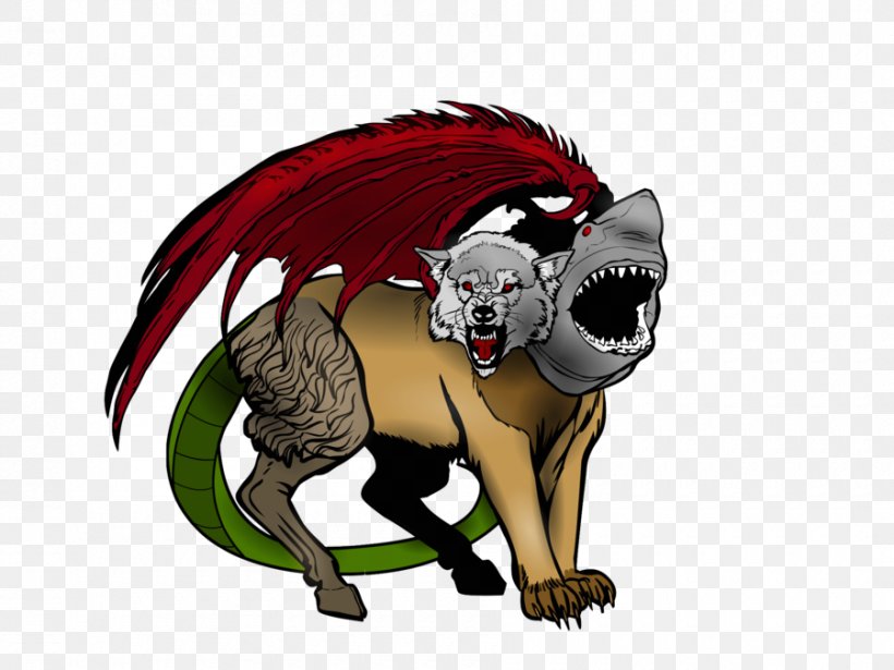 Cartoon Chimera Comics Clip Art, PNG, 900x675px, Cartoon, Carnivoran, Chimera, Claw, Comics Download Free