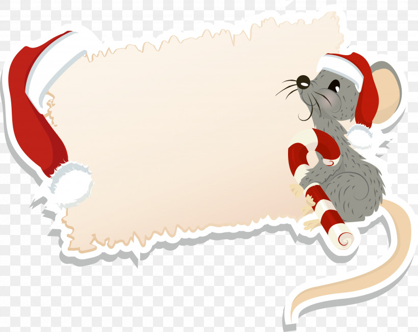 Christmas Card, PNG, 3000x2381px, Christmas Card, Cartoon, Santa Claus, Sticker, Tail Download Free