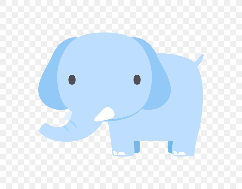 Indian Elephant African Elephant Canidae Marine Mammal Clip Art, PNG, 640x640px, Indian Elephant, African Elephant, Blue, Canidae, Carnivoran Download Free