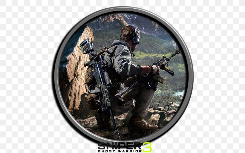 Sniper: Ghost Warrior 3 Video Game Stealth Game Tactical Shooter, PNG, 512x512px, Sniper Ghost Warrior 3, Army, Ci Games, Game, Ign Download Free