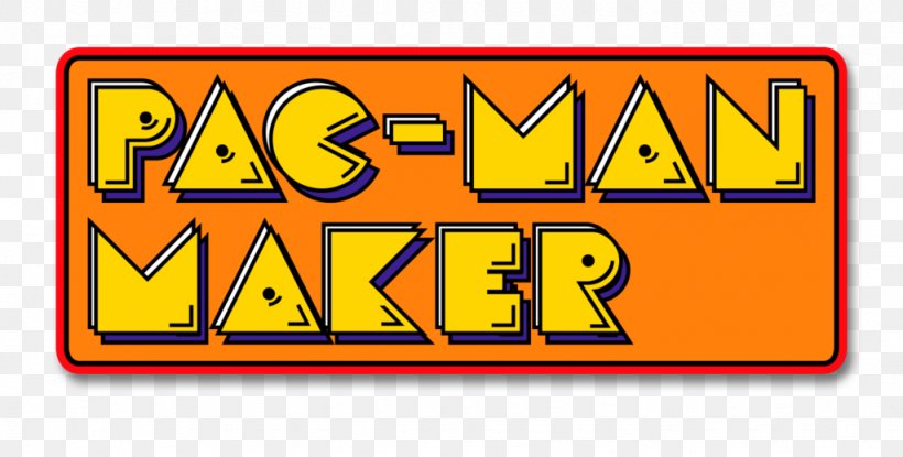 Logo Mockup Pac-Man, PNG, 1024x519px, Logo, Area, Art, Banner, Brand Download Free