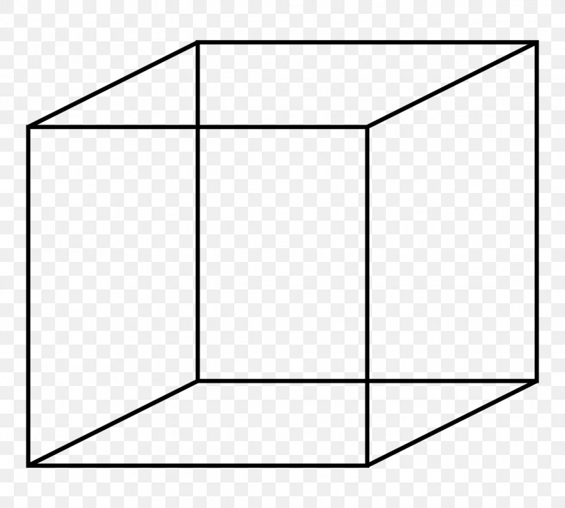 Necker Cube Optical Illusion Ambiguous Image Perception, PNG, 1138x1024px, Necker Cube, Ambiguous Image, Area, Black, Black And White Download Free