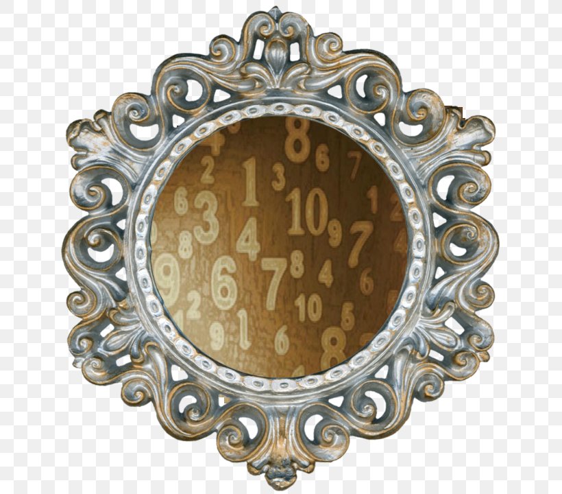 Picture Frames Mirror Ornament Clip Art, PNG, 650x720px, Picture Frames, Antique, Brass, Decorative Arts, Drawing Download Free