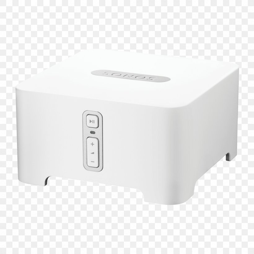 Sonos Connect ZP90 Stereophonic Sound Loudspeaker, PNG, 1000x1000px, Sonos, Amplifier, Electronics, High Fidelity, Home Theater Systems Download Free
