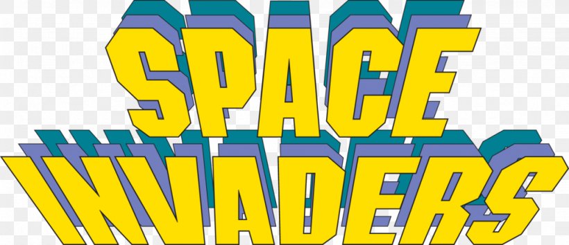 Space Invaders Part II Logo Arcade Game Video Games, PNG, 1024x443px, Space Invaders, Arcade Game, Area, Brand, Game Download Free
