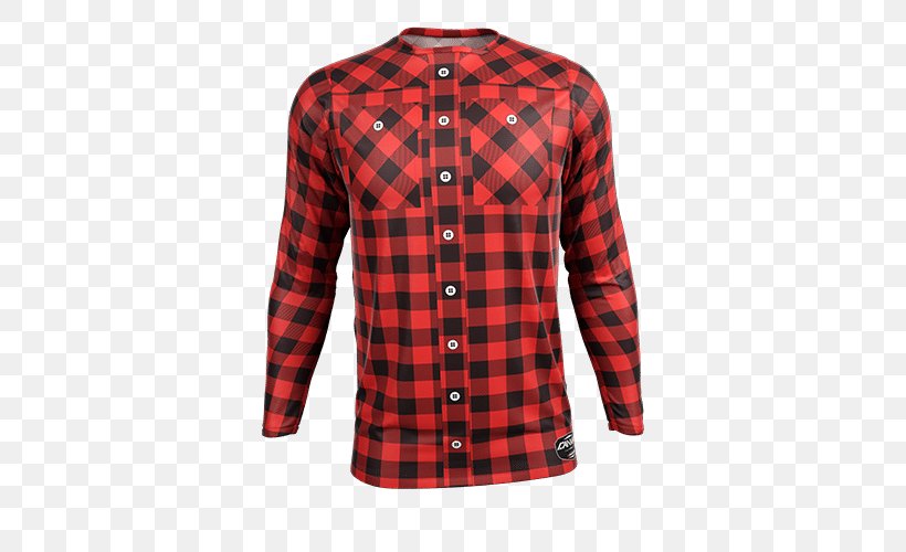 Cycling Jersey Flannel Logging Clothing, PNG, 500x500px, Jersey, Button, Check, Clothing, Cycling Jersey Download Free