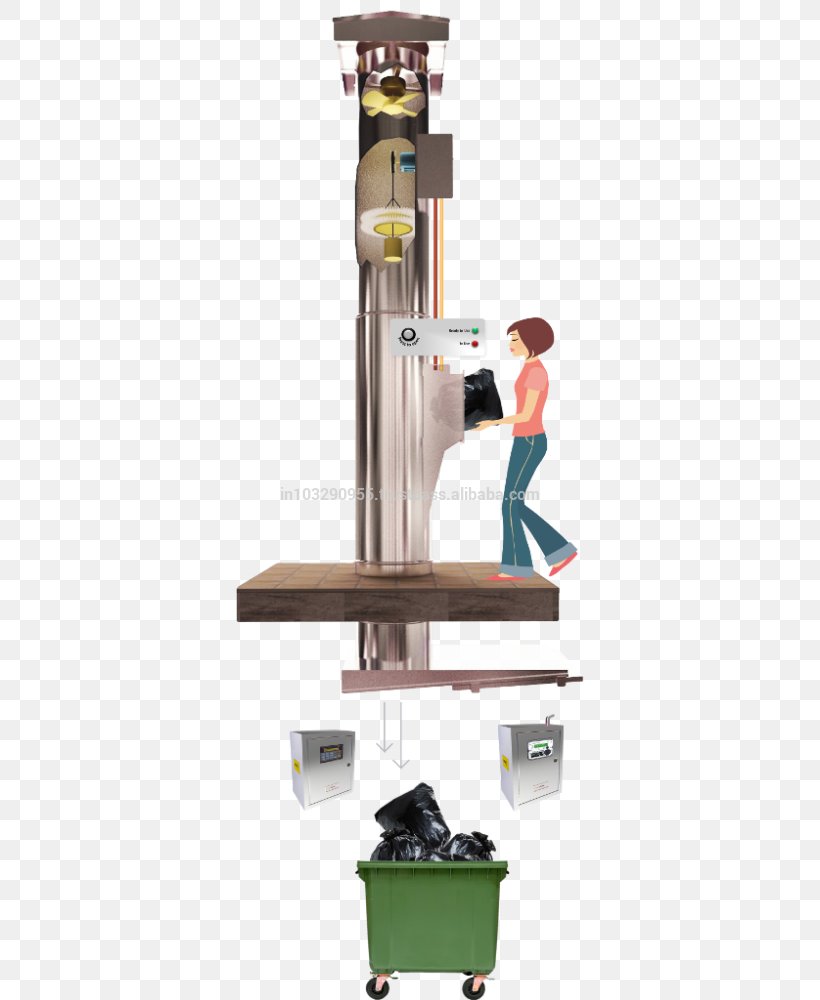 Chute Waste Müllschlucker Machine Cleaning, PNG, 354x1000px, Chute, Cleaning, Floor, Food Waste, Garbage Download Free