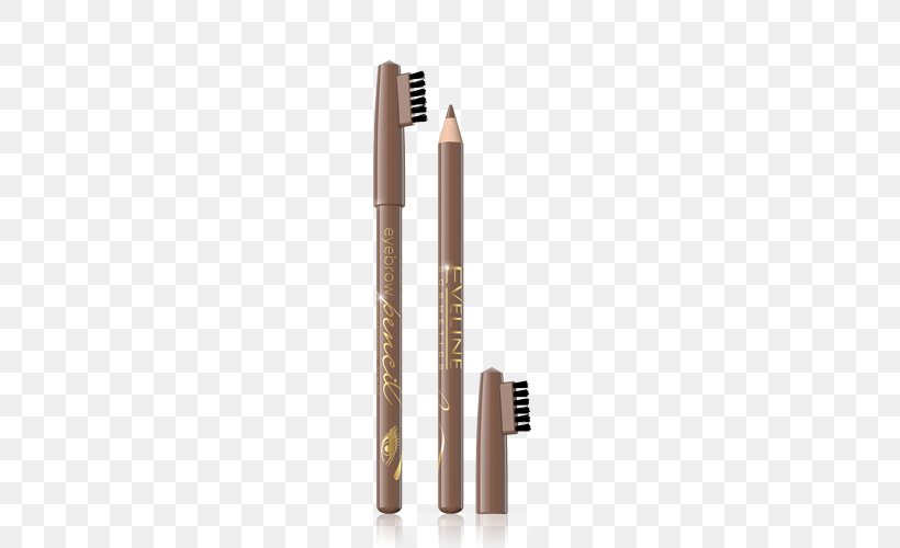 Eveline Eyebrow Pencil Brush Cosmetics Eveline Eyebrow Pencil Duo Eyebrow Highlighter Long Lasting Formula No Color, PNG, 500x500px, Eyebrow, Color, Colored Pencil, Cosmetics, Eveline Cosmetics Download Free