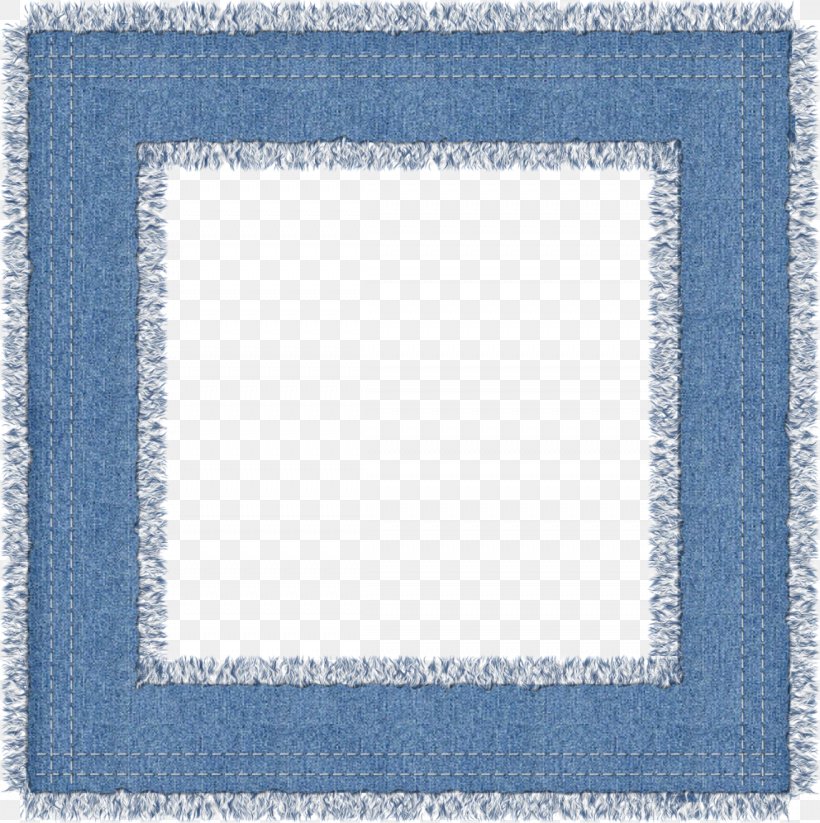 Picture Frame Blue Clip Art, PNG, 1148x1153px, Picture Frame, Area, Blue, Denim, Film Frame Download Free
