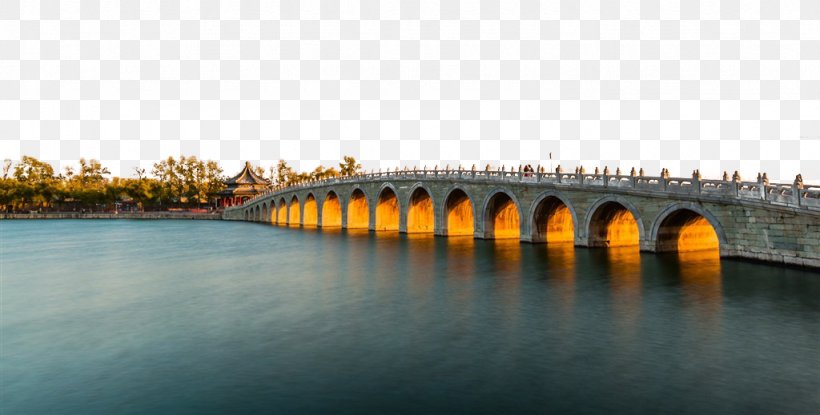 Summer Palace Great Wall Of China Wuxi China International Travel Service Limited Company Seventeen-Arch Bridge, PNG, 1024x519px, Summer Palace, Arch Bridge, Beijing, Bridge, Building Download Free