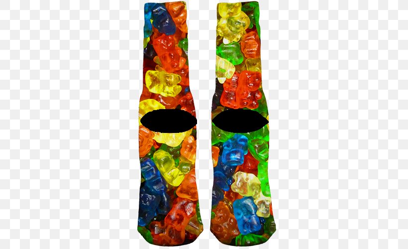 Gummy Bear Sock Dye-sublimation Printer Gummi Candy, PNG, 500x500px, Gummy Bear, Bear, Candy, Confectionery, Custom Sock Shop Download Free