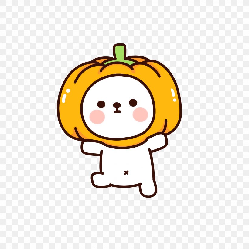 Halloween Pumpkin Jack-o-lantern Cuteness, PNG, 1920x1920px, Halloween, Animal, Avatar, Cartoon, Cuteness Download Free