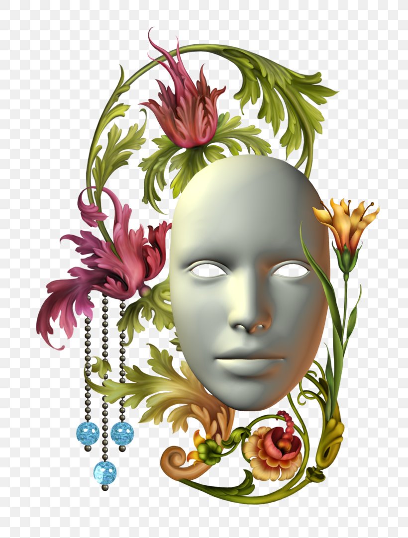 Flower Floral Design Mask Clip Art, PNG, 738x1082px, Flower, Art, Deviantart, Face, Fictional Character Download Free