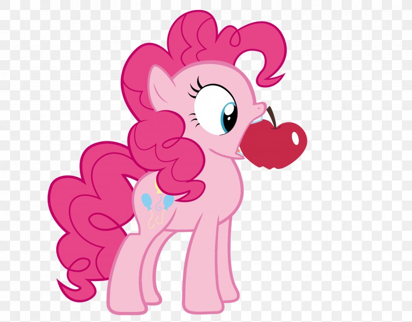 Pony Pinkie Pie Horse DeviantArt, PNG, 3320x2600px, Watercolor, Cartoon, Flower, Frame, Heart Download Free