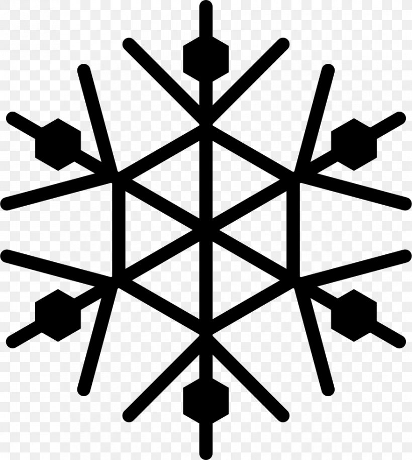 Snowflake Winter Clip Art, PNG, 878x980px, Snowflake, Black And White, Snow, Symbol, Symmetry Download Free