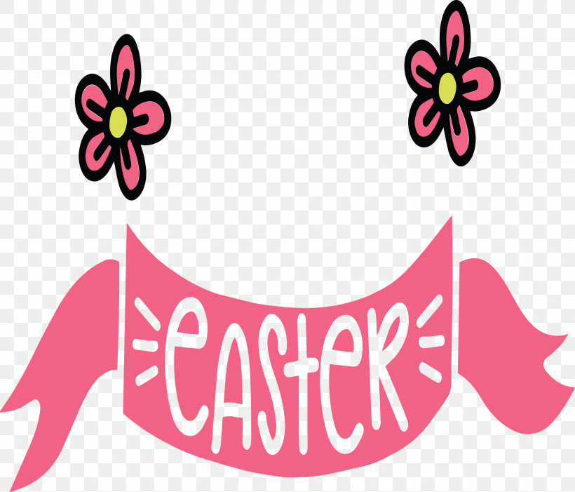 Easter Day Easter Sunday, PNG, 3000x2567px, Easter Day, Easter Sunday, Magenta, Pink, Sticker Download Free