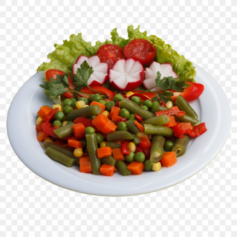 Salad Vegetarian Cuisine Leaf Vegetable Recipe Garnish, PNG, 1000x1000px, Watercolor, Cartoon, Flower, Frame, Heart Download Free