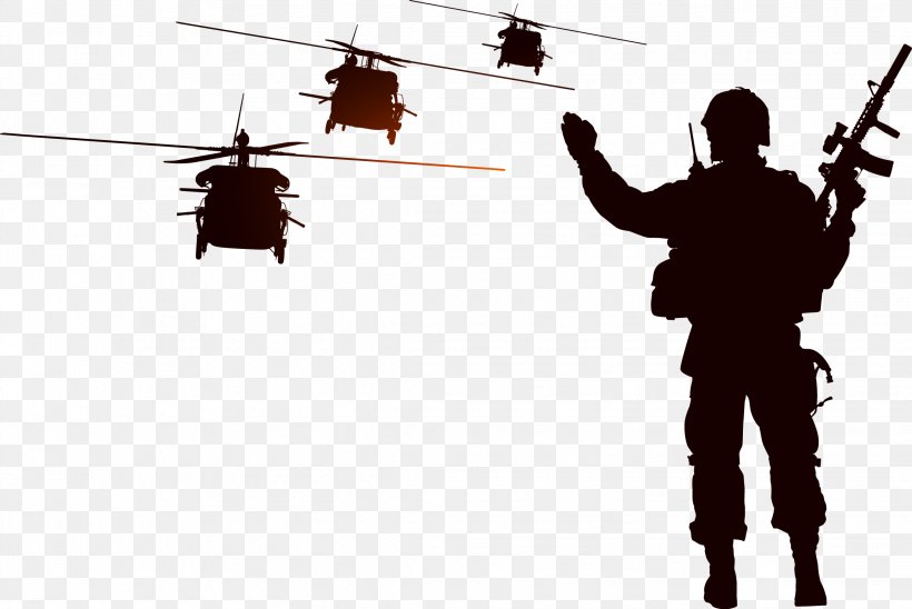 Soldier Silhouette Helicopter Illustration, PNG, 2244x1500px, Helicopter, Army, Boeing Ah 64 Apache, Marines, Military Download Free