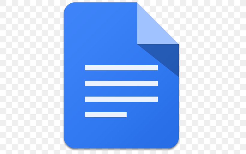 Google Docs Document Android, PNG, 512x512px, Google Docs, Android, Blue, Brand, Document Download Free